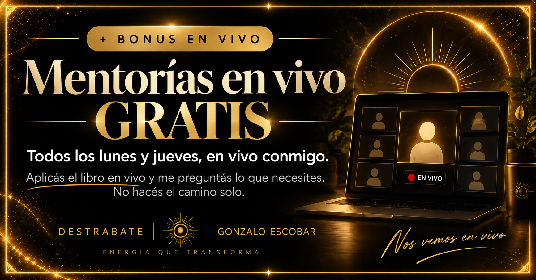 Mentorías en vivo gratis de Portal Solar